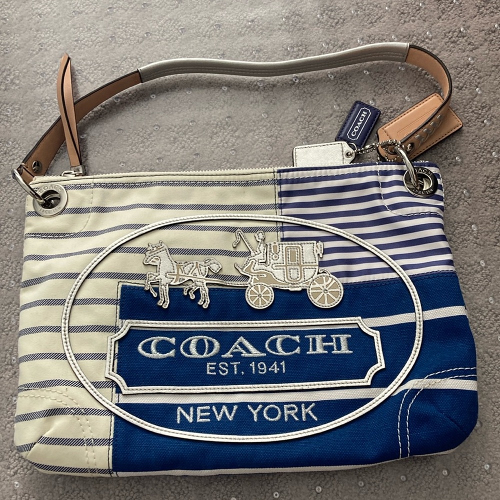 Coach Purse Poppy Patchwork